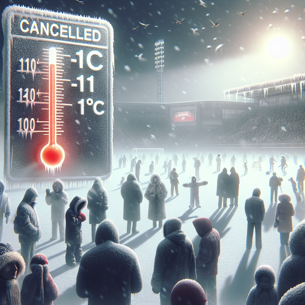 Get ready to freeze! Weather experts predict bone-chilling lows of -11C after a frigid night. Don’t miss out on the shocking cancellation of sporting events!