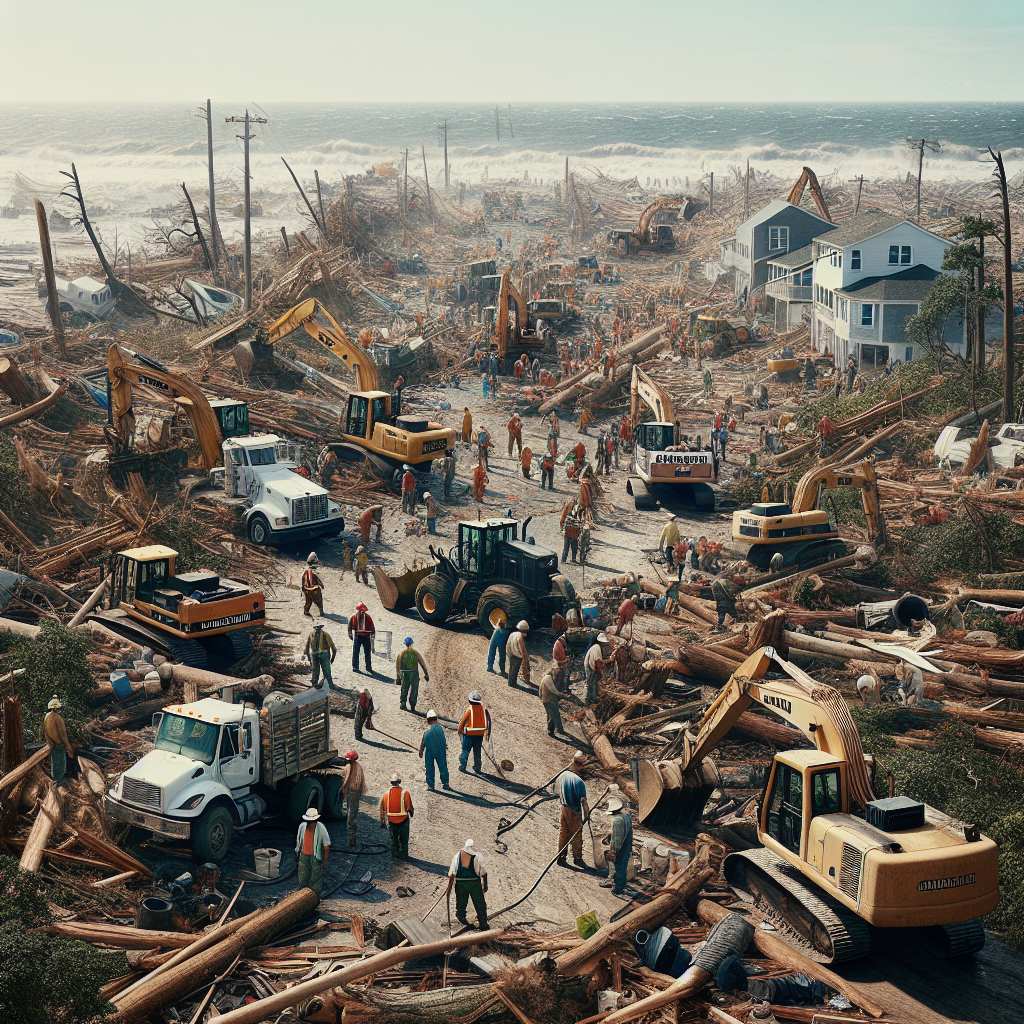“Massive Cleanup Underway in Jersey After Devastating Storm Ciaran Leaves Trail of Destruction”