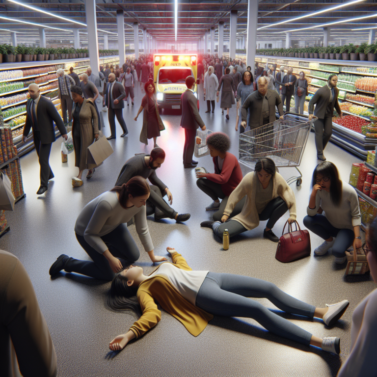 Terrifying Stabbing Incident Leaves Woman in Critical Condition at Jersey Supermarket