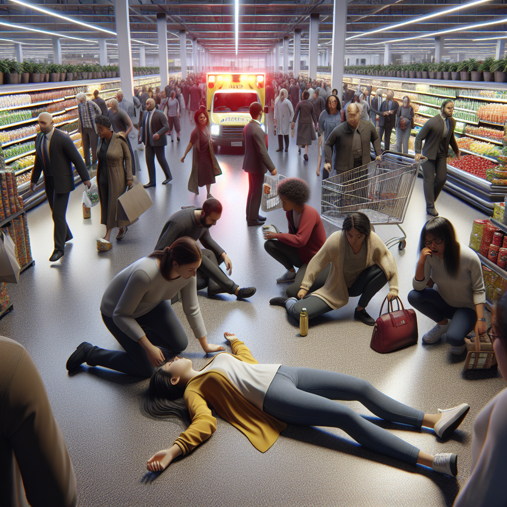 Terrifying Stabbing Incident Leaves Woman in Critical Condition at Jersey Supermarket