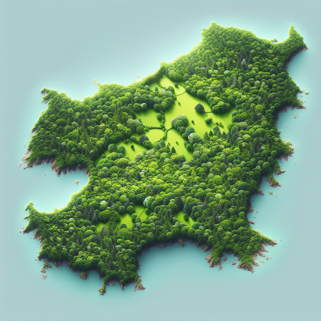 Discover the Hidden Green Canopy of Jersey with the Tree Map