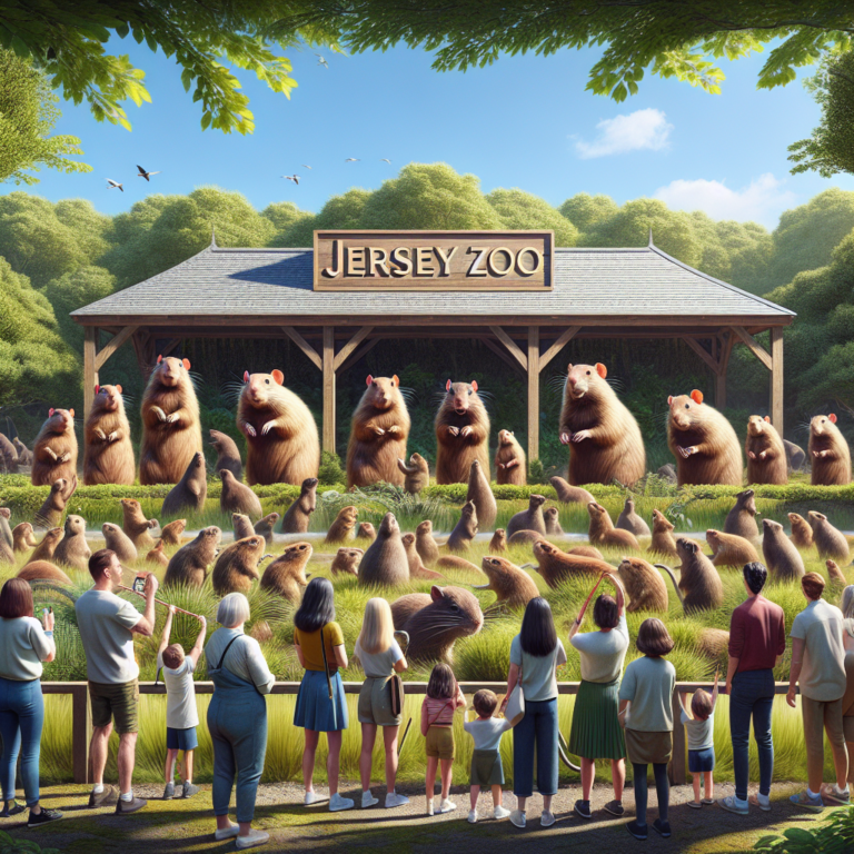 Get ready to meet the incredible giant rodents at Jersey Zoo!