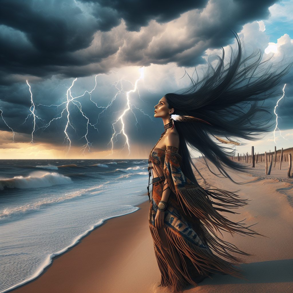 Unbelievable: Woman’s Hair Charged by Storm on Jersey Beach – You Won’t Believe What Happened Next!