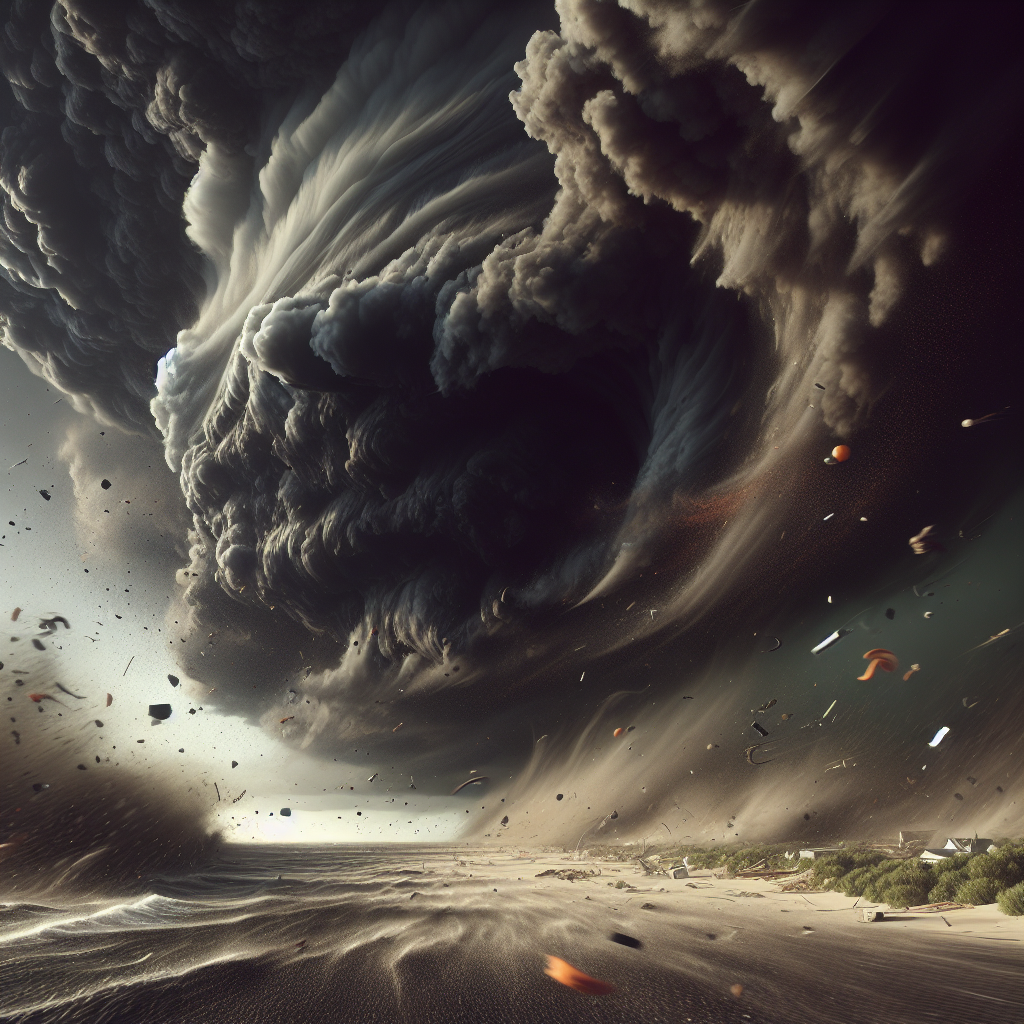 “Terrifying Storm Ciaran Unleashes 104mph Winds, Sending Debris Soaring in Jersey”
