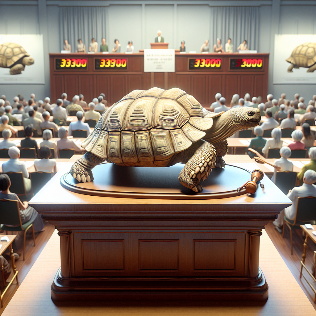 “Stunning Tortoise Sculpture Auction Shatters Records, Raising £720,000 for Jersey Zoo!”