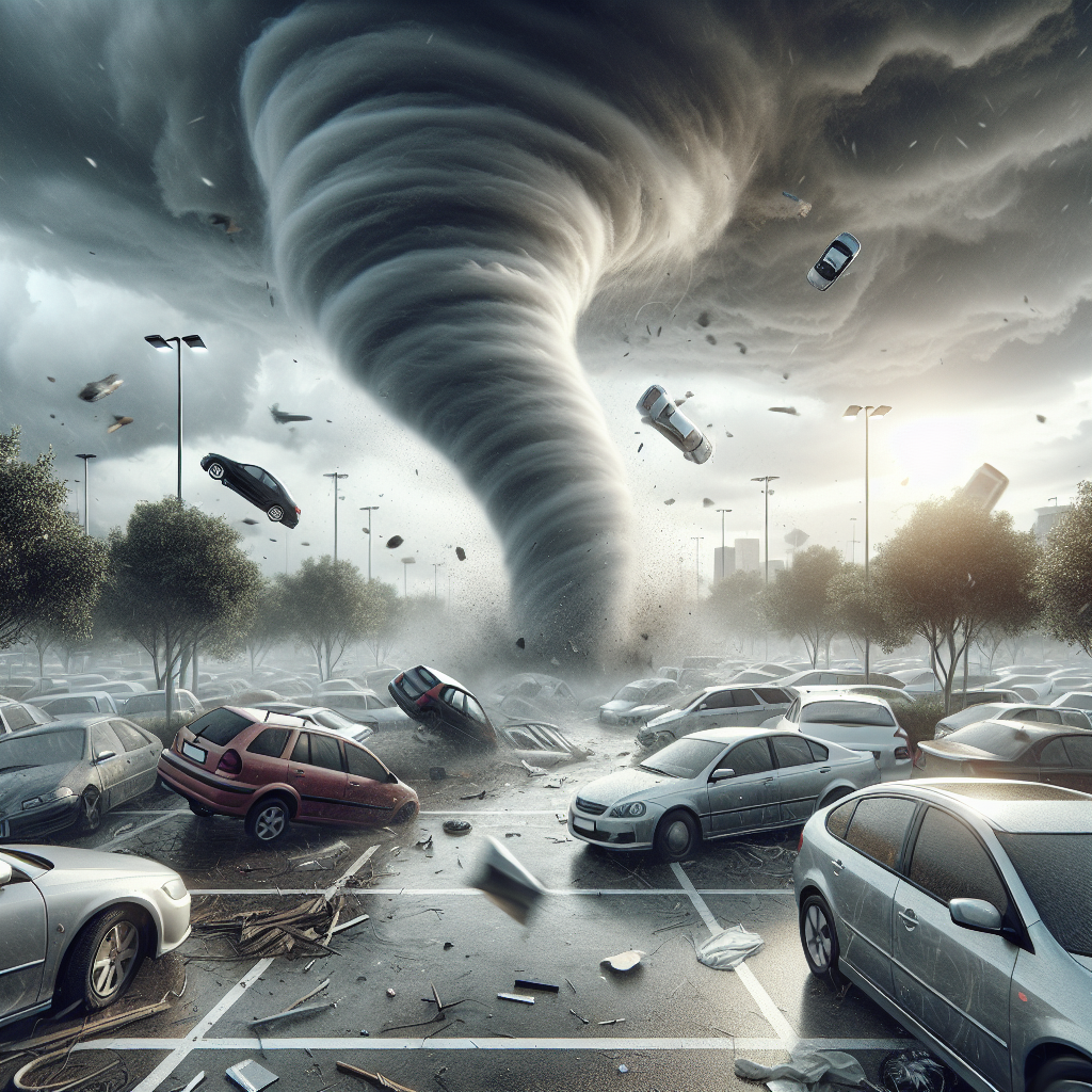 Unbelievable Footage: Watch as Storm Ciaran Tornado Devastates Car Park