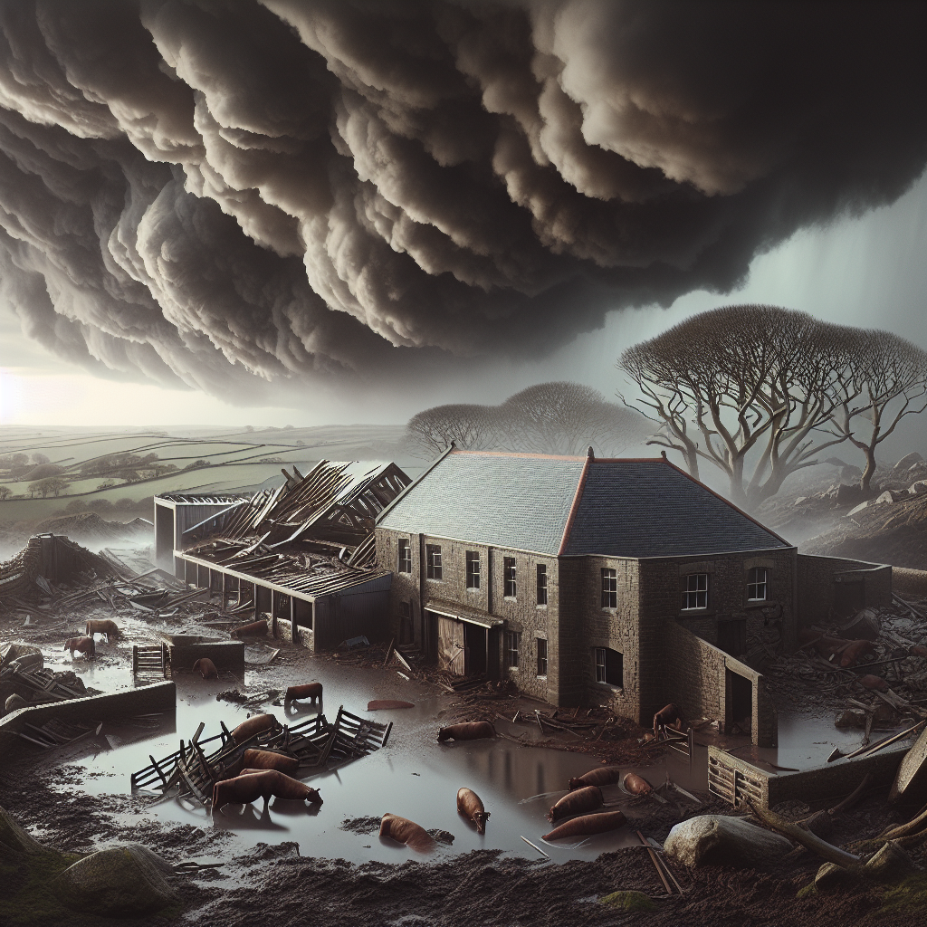 “Devastating Blow for Farmers as Storm Ciarán Forces Closure of Jersey Abattoir”