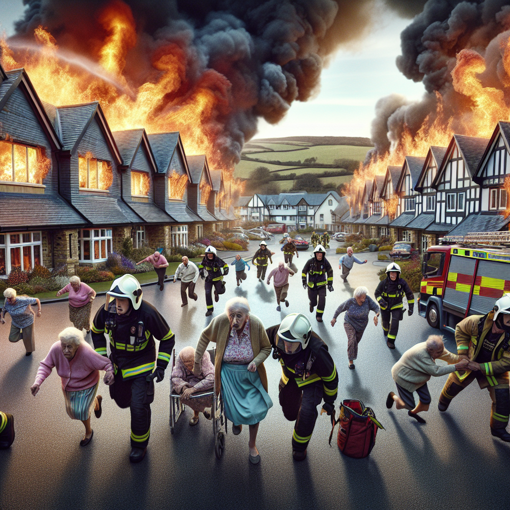“Breaking: Dramatic Fire Forces Evacuation of Retirement Village in Jersey”