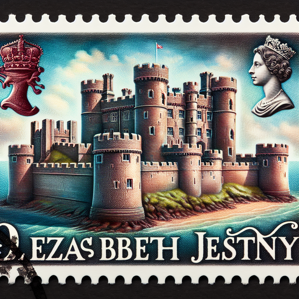 “Discover the Majestic Elizabeth Castle Through Jersey’s Enchanting Stamp Issue”