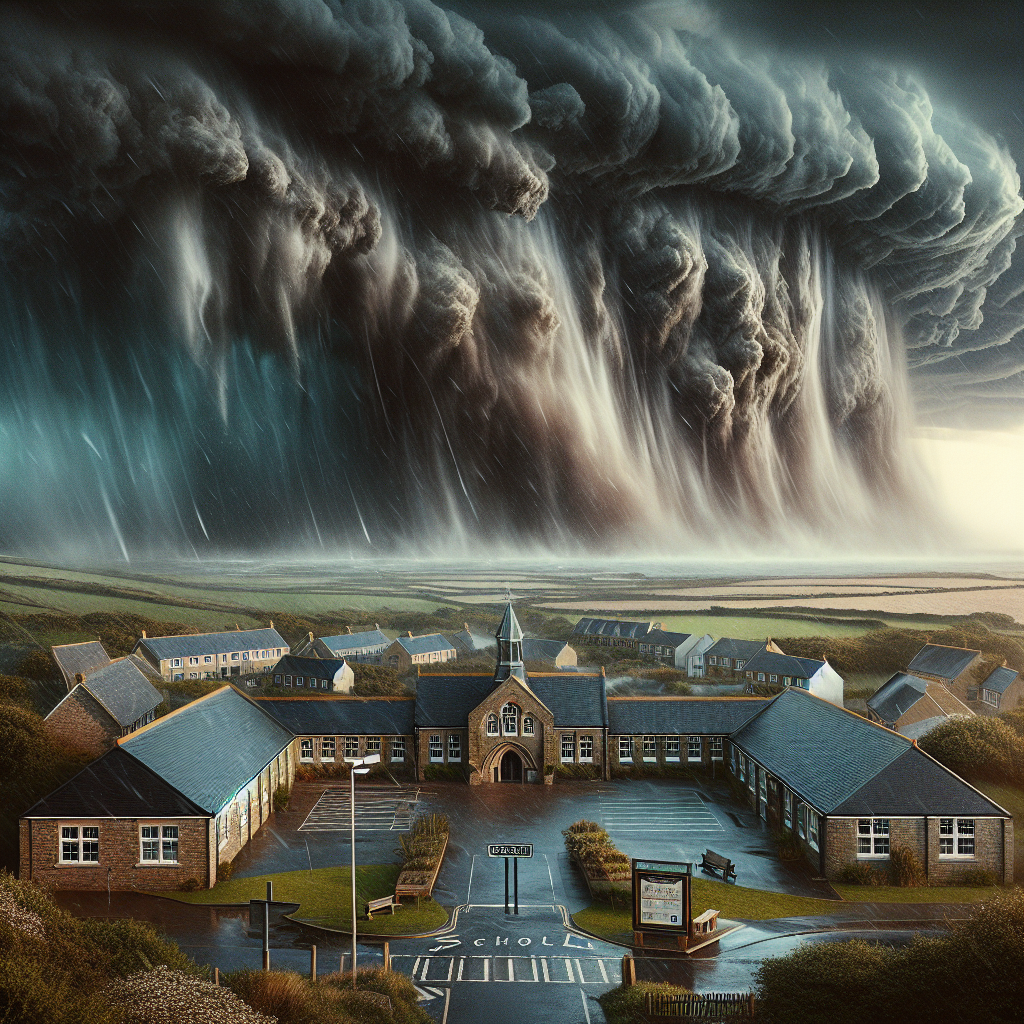 “Breaking News: Jersey School Closure Extended Amidst Storm Ciarán Chaos”