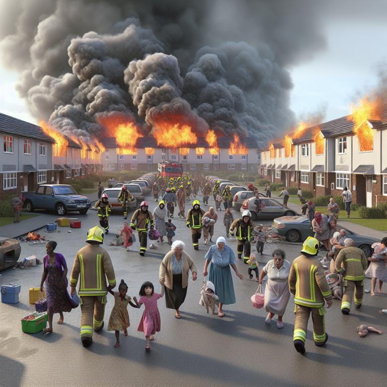 Urgent Evacuation: Fire Engulfs Sheltered Housing in Jersey