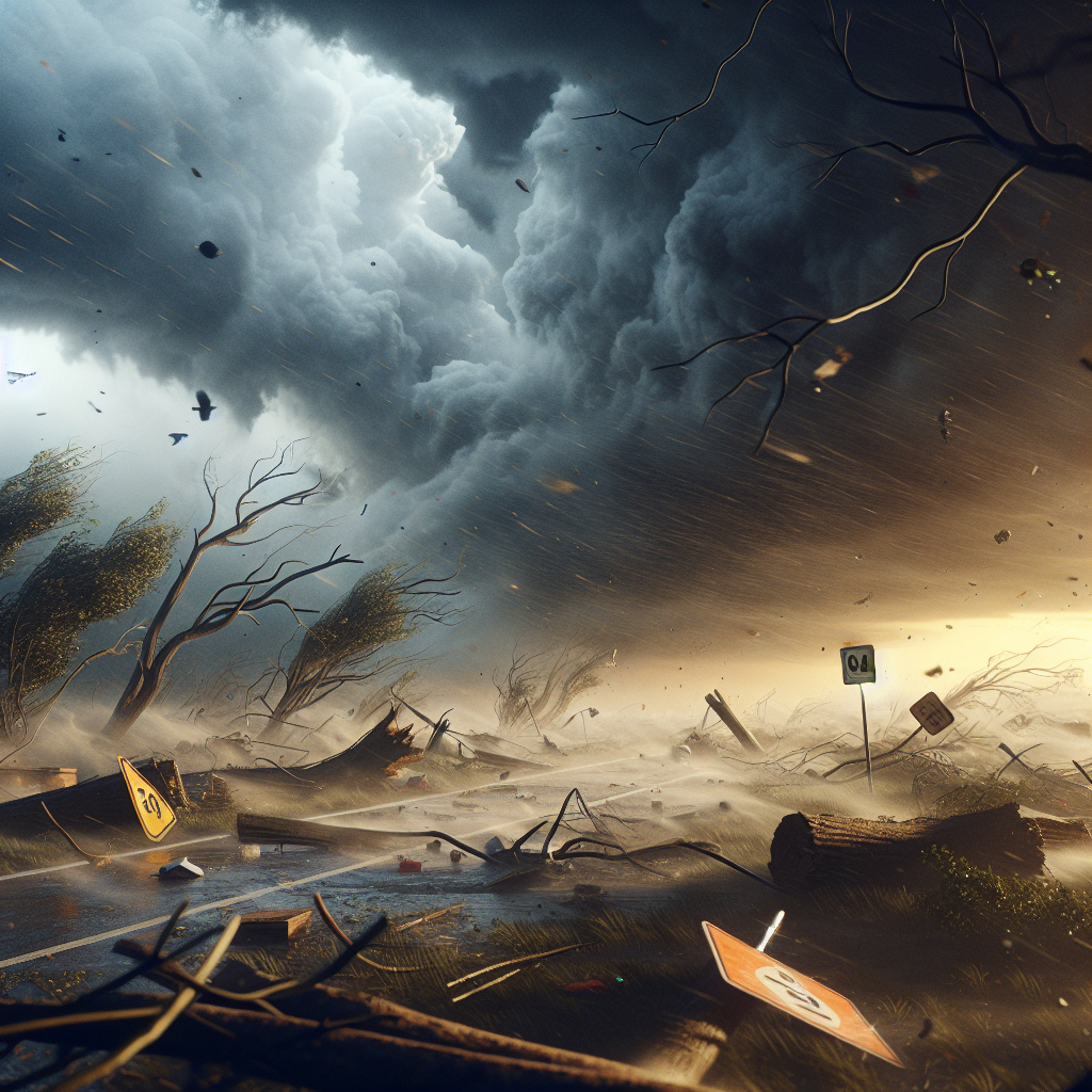 “Unbelievable! Watch as Storm Ciaran’s 104mph Winds Send Debris Soaring in Jersey”