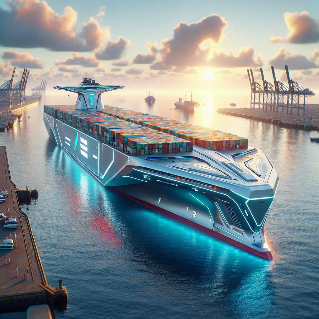 “Exclusive: Stunning Photos Capture Trial Run of Revolutionary New Freight Vessel at Jersey Harbour”