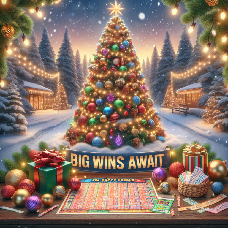 Get your chance to win big with Christmas Lottery tickets now available!
