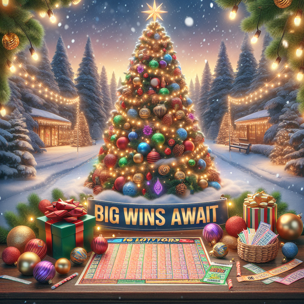 Get your chance to win big with Christmas Lottery tickets now available!