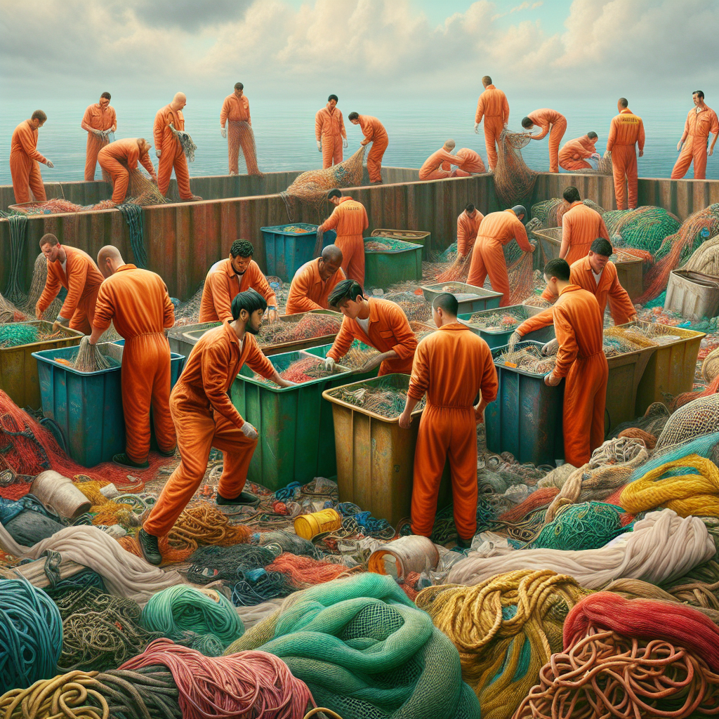 “Transforming Trash: How Jersey Prisoners Are Making a Difference by Recycling Fishing Waste”