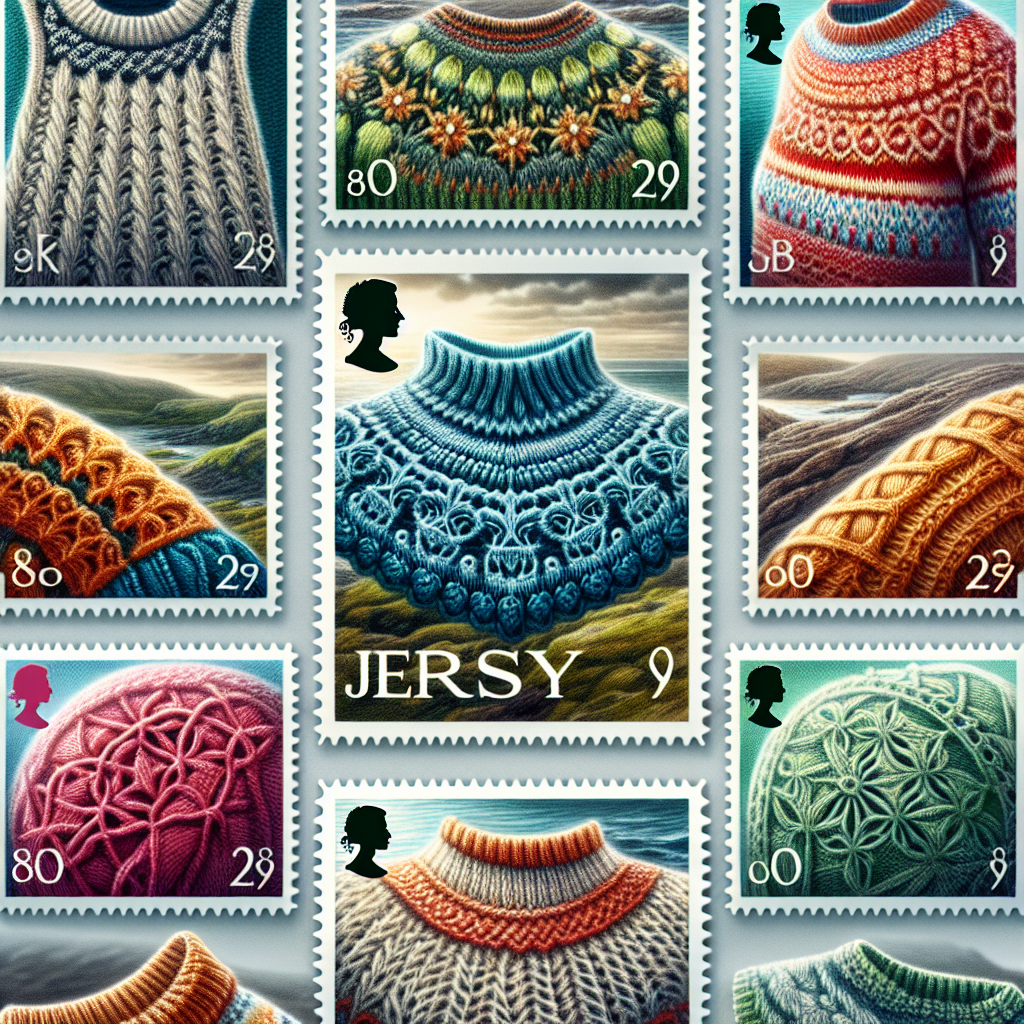“Discover the Artistry of Jersey’s Knitting Heritage with Stunning New Stamps!”