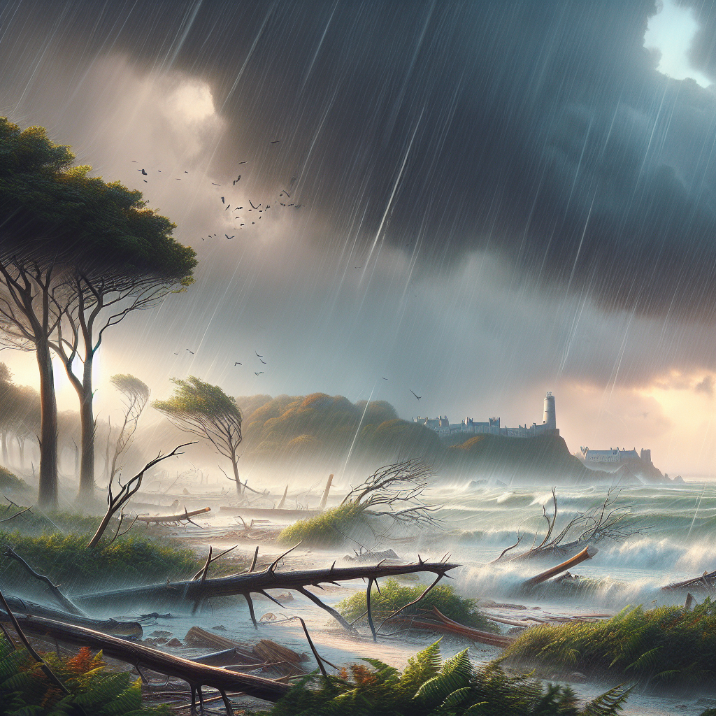 “Unveiling the Chaos: How Storm Ciarán Wreaked Havoc on Jersey”