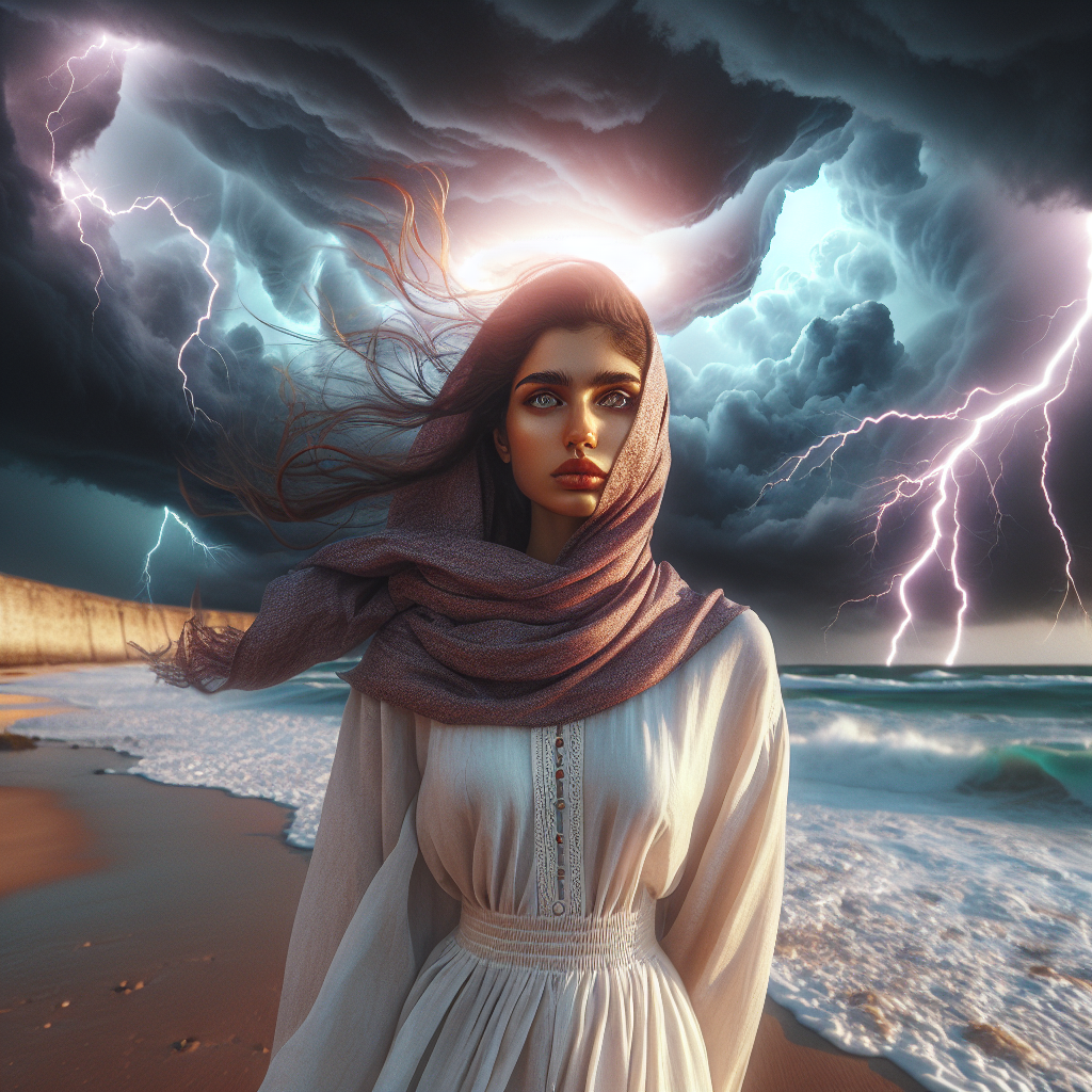 Incredible Escape: Woman’s Hair Charged by Storm on Jersey Beach – Her Miraculous Stroke of Luck!