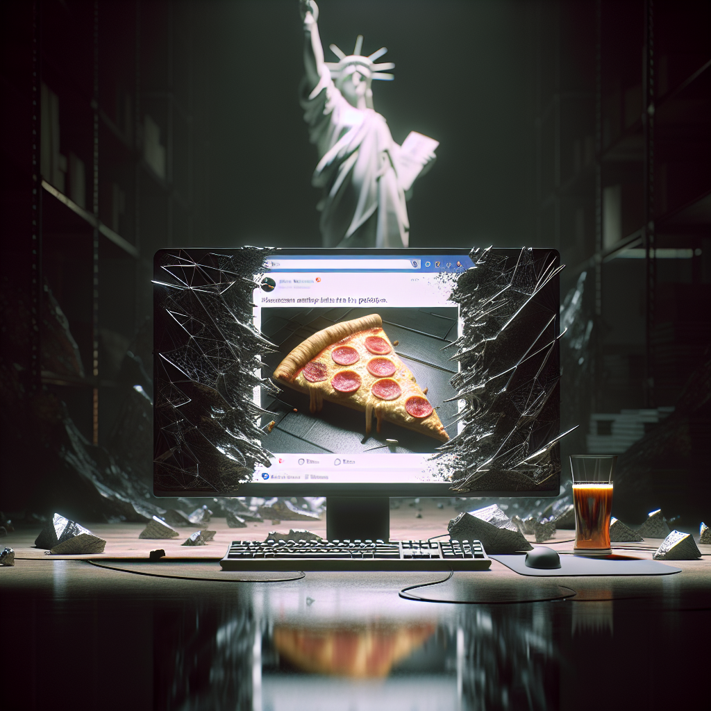 “Unveiling the Hidden Threat: How Online Pizza Posts Pose a Grave Risk to Democracies”