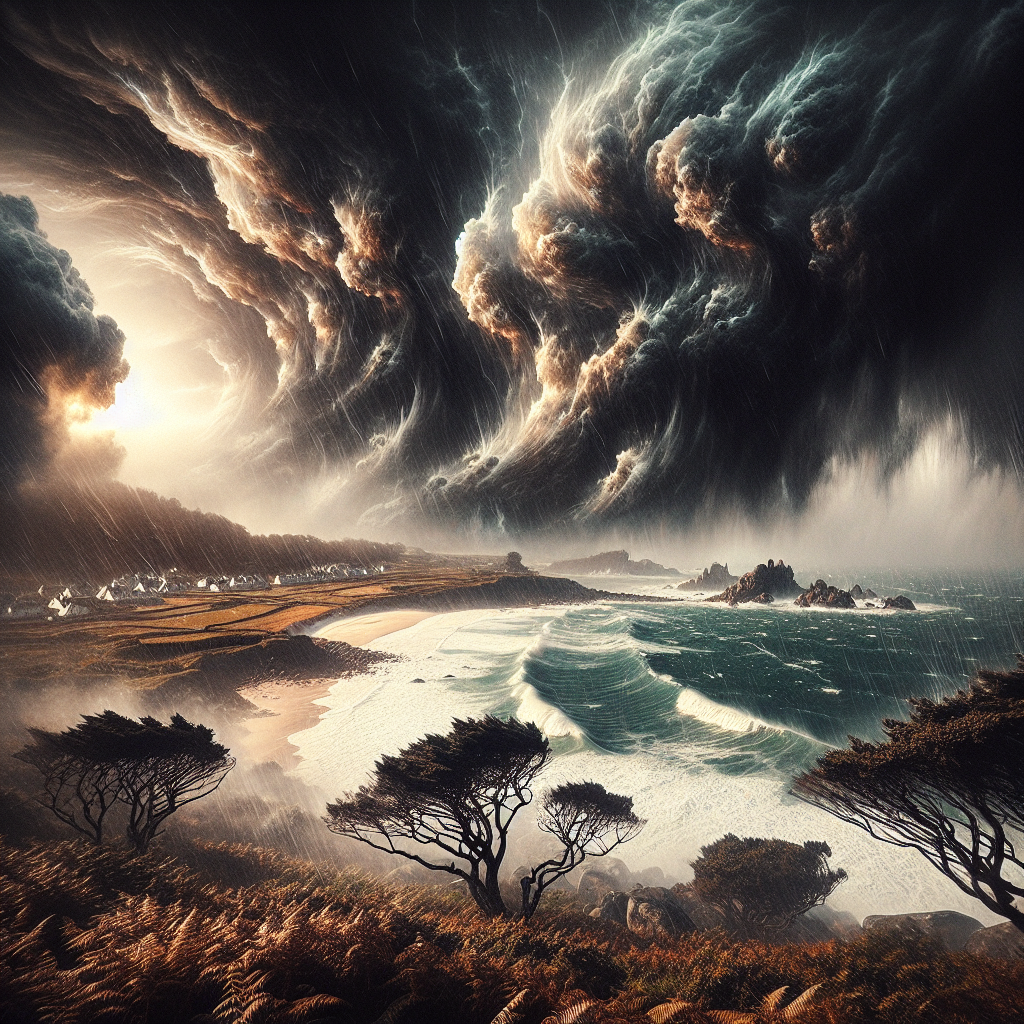 “Jersey Under Siege: Unveiling the Devastating Effects of Storm Ciarán”