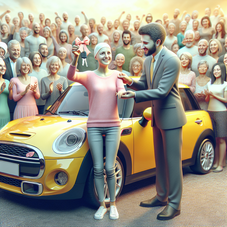 Heartwarming Gesture: Jersey Car Dealer Makes Cancer Patient’s Yellow-Mini Dream a Reality