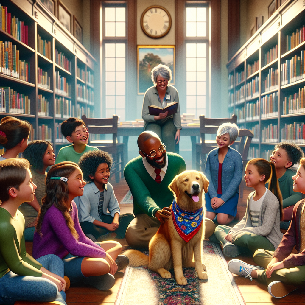 Spread the Love: Discover the Heartwarming Jersey Library Therapy Dog Scheme