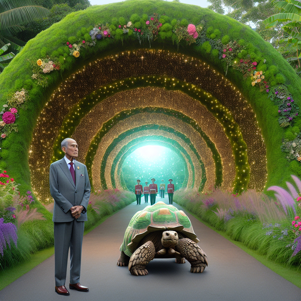 “Princess Royal Unveils Magical Tortoise Tunnel at Jersey Zoo – You Won’t Believe Your Eyes!”