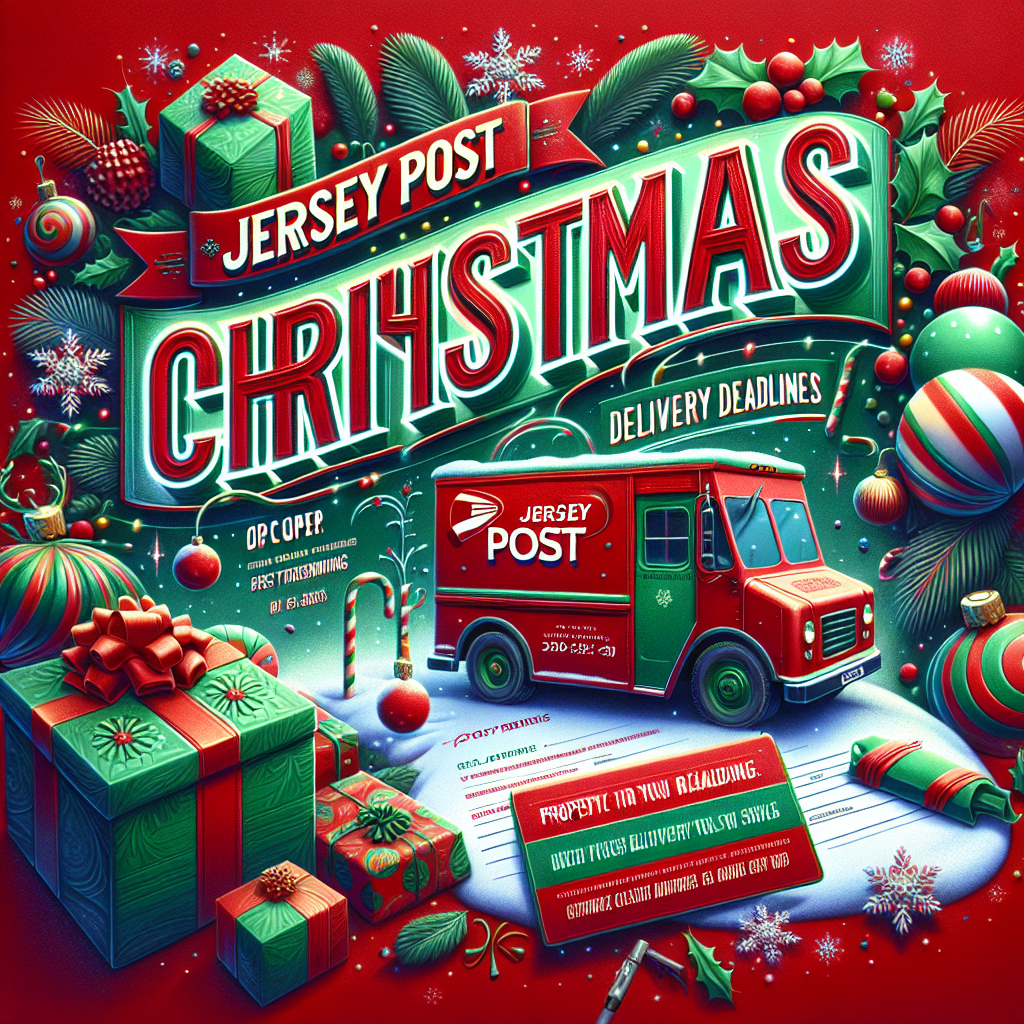 Don’t Miss Out: Jersey Post Announces Christmas Delivery Deadlines