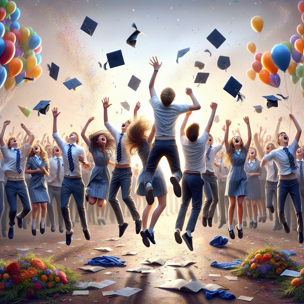 “Thrilling Success: Jersey and Guernsey students triumph in GCSE results celebration!”