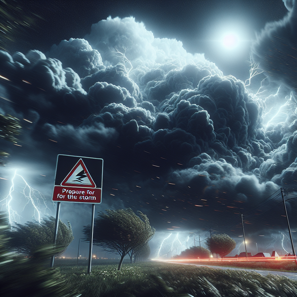 “Prepare for the Storm: Red Weather Warning Issued for Strong Winds”