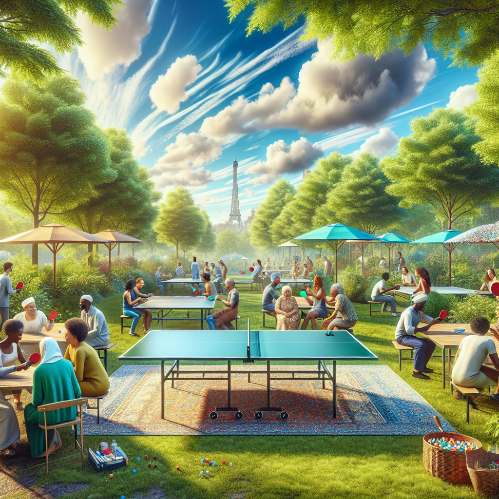 “Discover the Unique Table Tennis Haven at Plat Douet!”