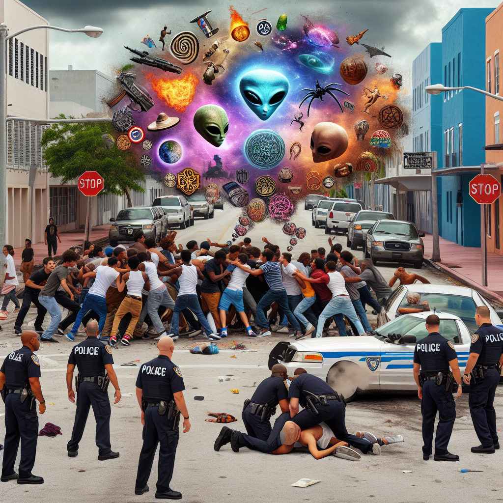 “Shocking Twist: Miami Police Debunk Viral Alien Conspiracy Theory After Teen Fight”