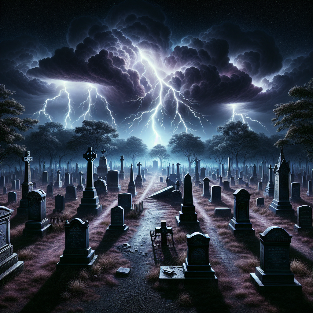 “Unearthed Secrets: Storm Unleashes Haunting Discovery in Jersey Graves”