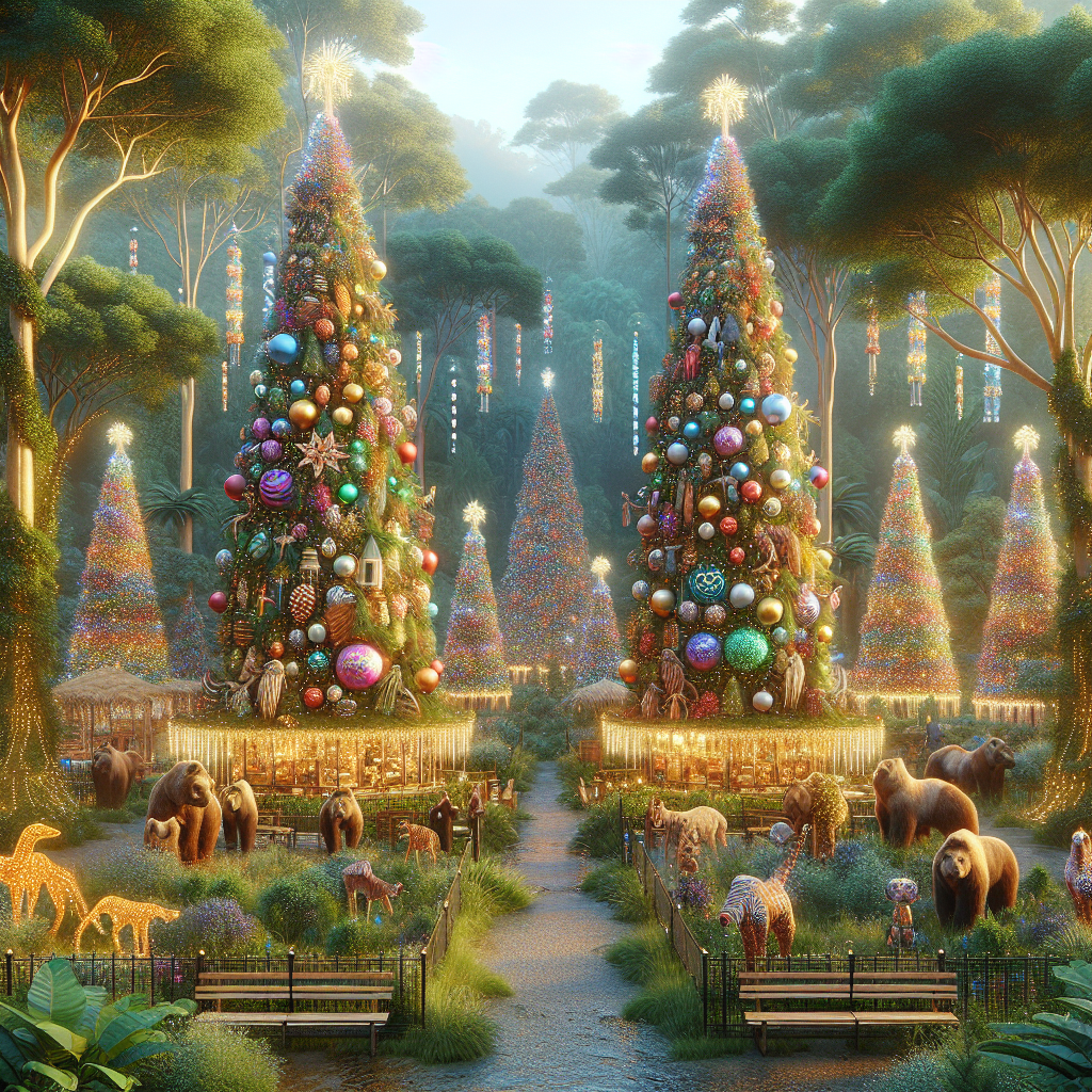 “Jersey Zoo receives stunning Christmas trees from Grand Jersey!”