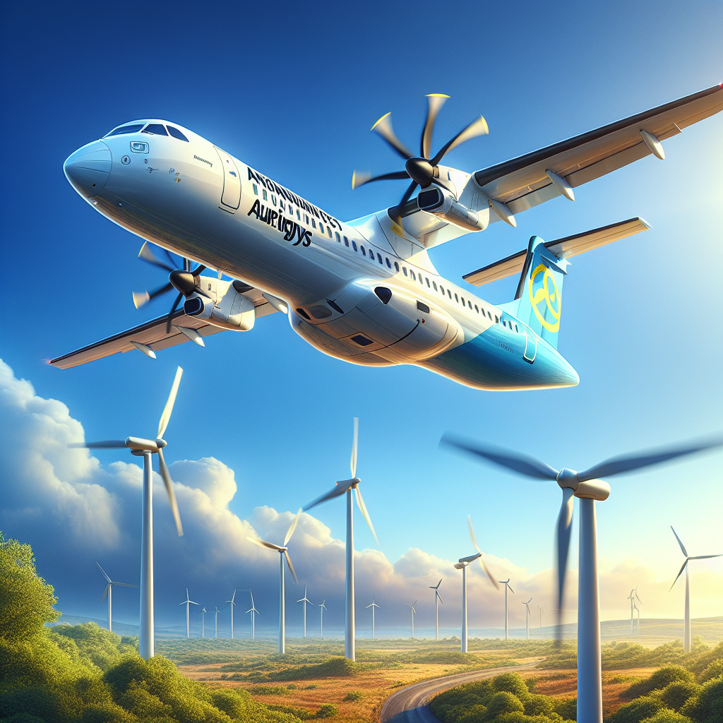 “Aurigny Airlines Takes Flight Towards Sustainable Aviation in 2024 with ATR Fleet”
