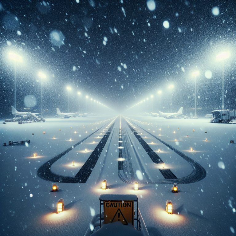 Snowfall Shuts Down Jersey Airport Runway – Travelers Beware!