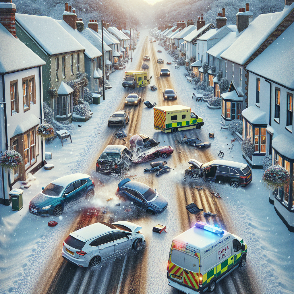 “Chaos on Jersey’s Icy Roads: Five Accidents Reported”