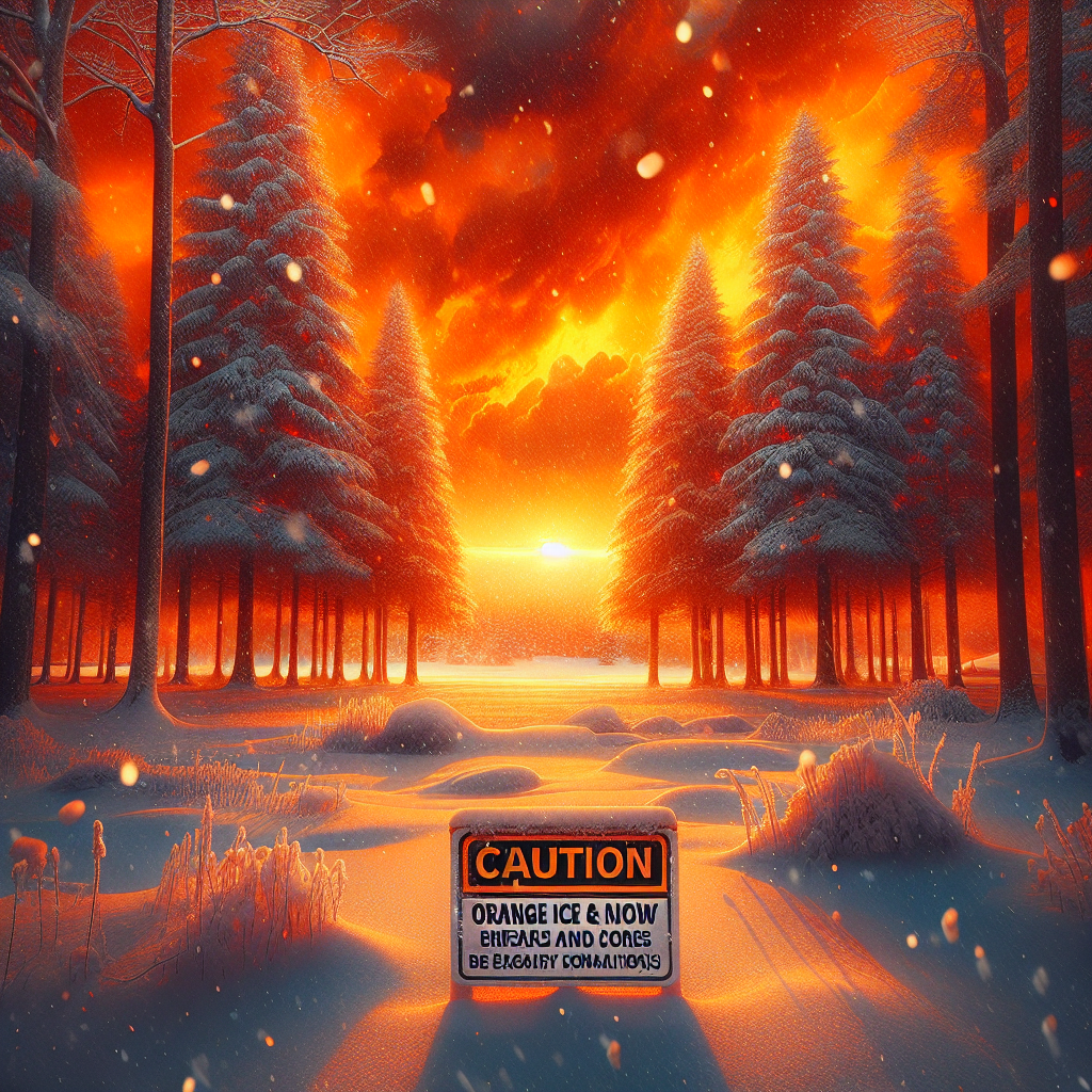 “Get Ready for a Winter Wonderland: Jersey Faces Orange Ice and Snow Warning!”