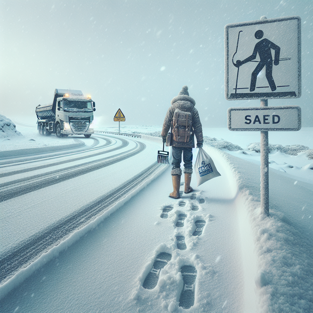 “Stay Safe on Jersey’s Salted Main Roads After Snowfall!”