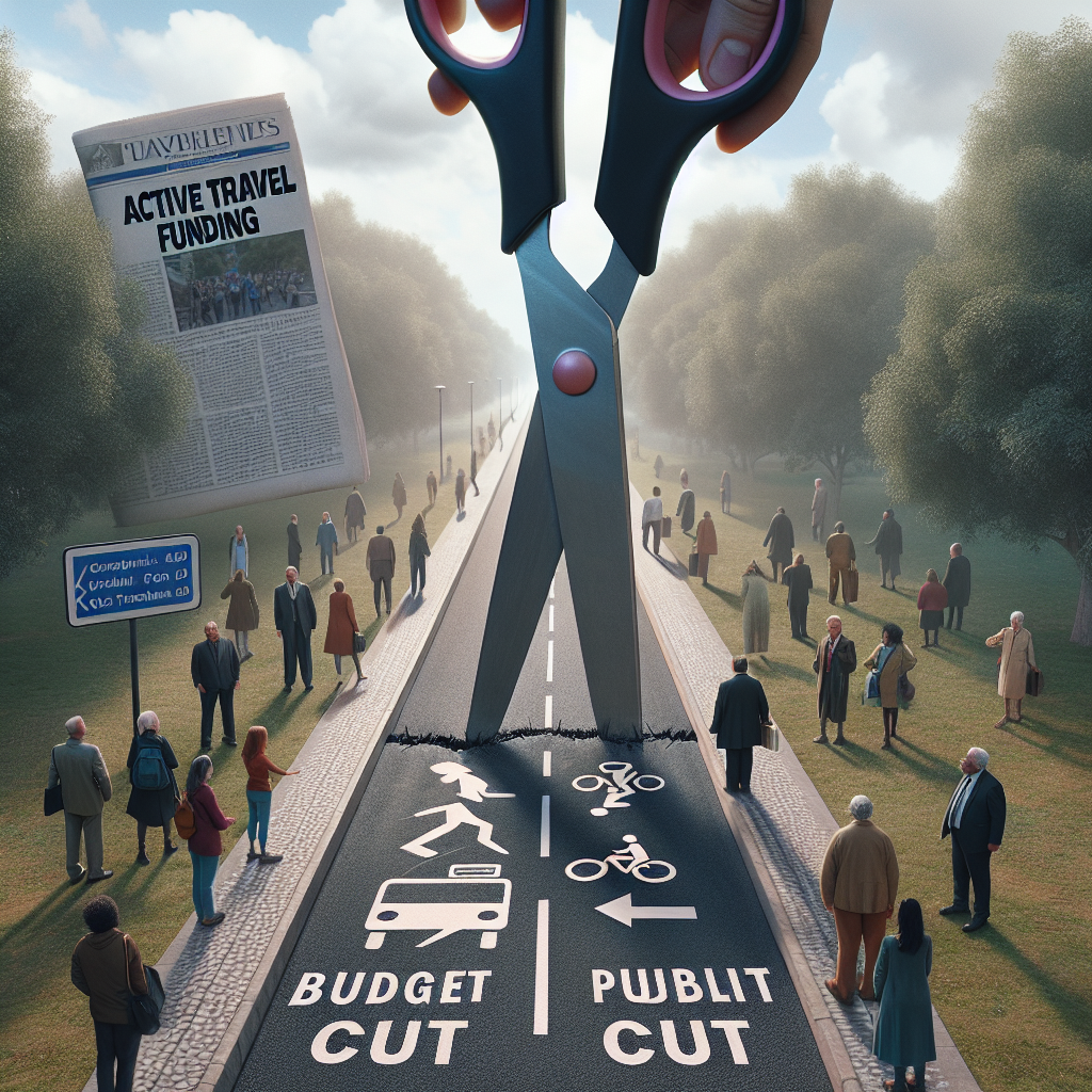 “Shocking Revelation: Government Slashes Active Travel Funding Due to ‘Crackpot Conspiracy Theory'”