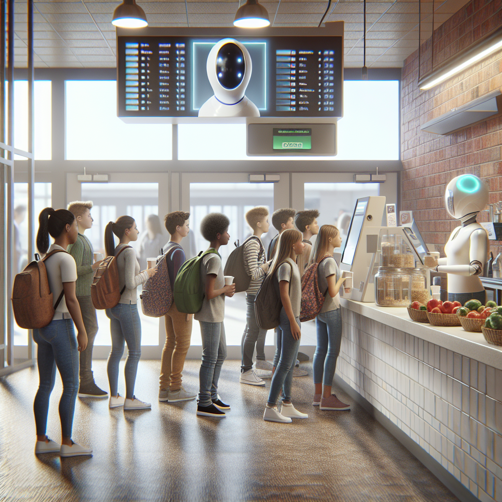“Revolutionary Upgrade: Jersey School Canteen Introduces Cutting-Edge Facial Recognition Technology!”