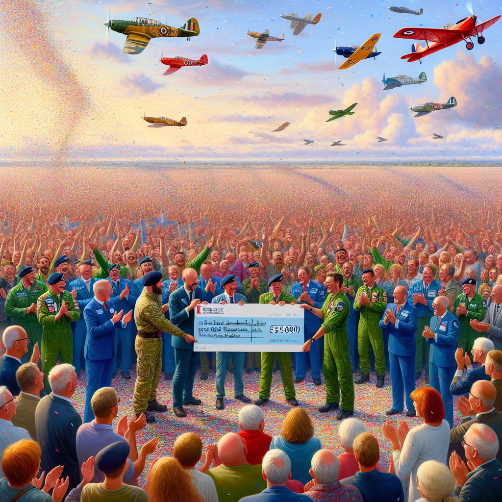 “Local Heroes Raise £5,000 for Guernsey Air Display Foundation with Incredible Raffle!”
