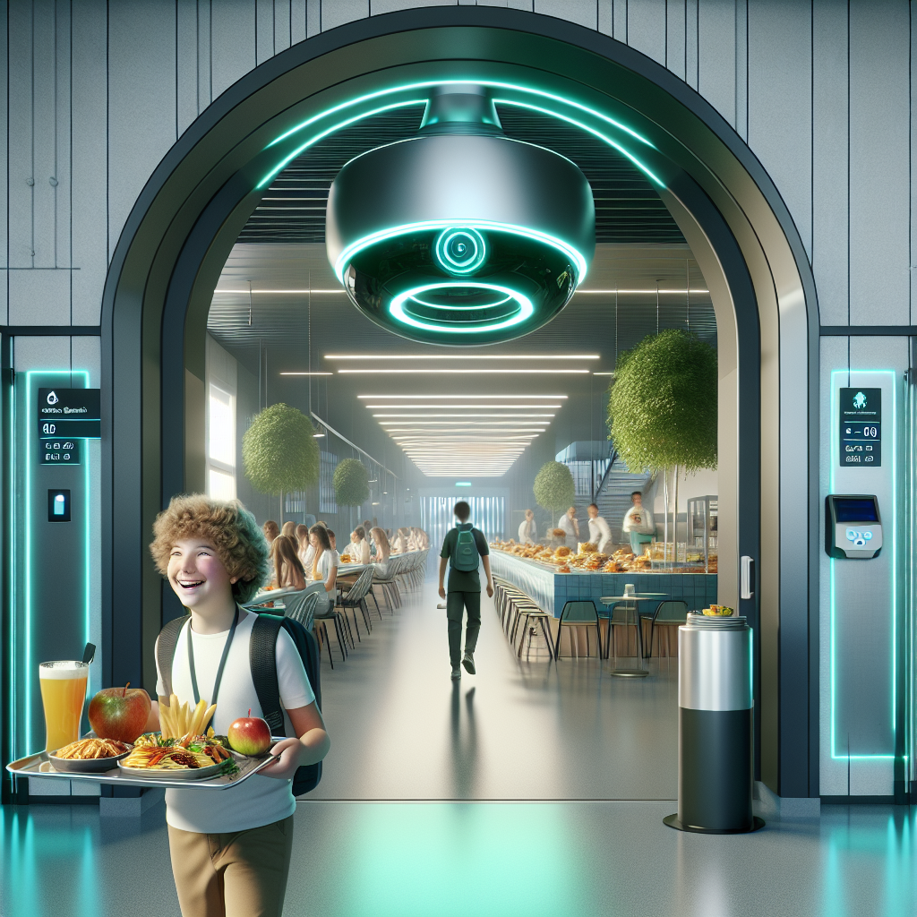 “Revolutionary Upgrade: Jersey School Canteen Introduces Cutting-Edge Facial Recognition Technology!”
