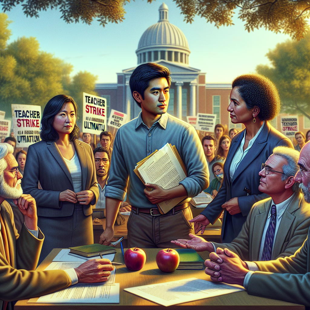“NEU Takes Action: Seeking Legal Advice Amidst Jersey Teacher Strike Ultimatum”