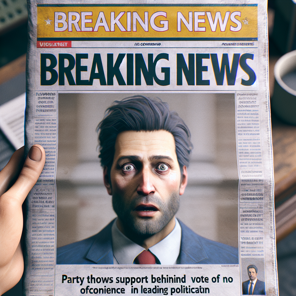 “Breaking News: Reform Jersey Throws Support Behind Vote of No Confidence in Chief Minister”