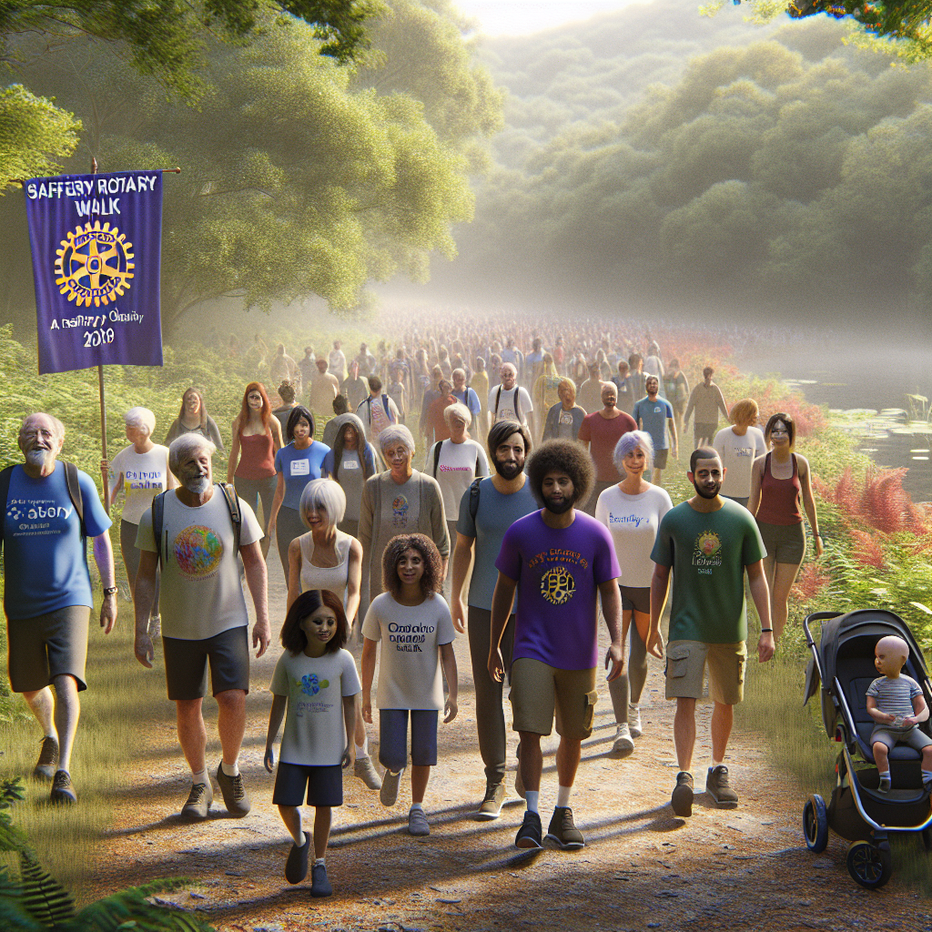 “Support Your Community: 21 Local Charities Set to Benefit from the Saffery Rotary Walk”