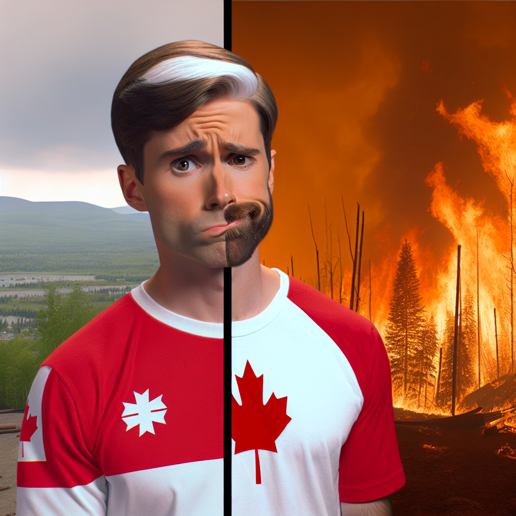 “Shocking Twist: Canadian Climate Denier Exposed as Arsonist Behind Quebec Wildfires”