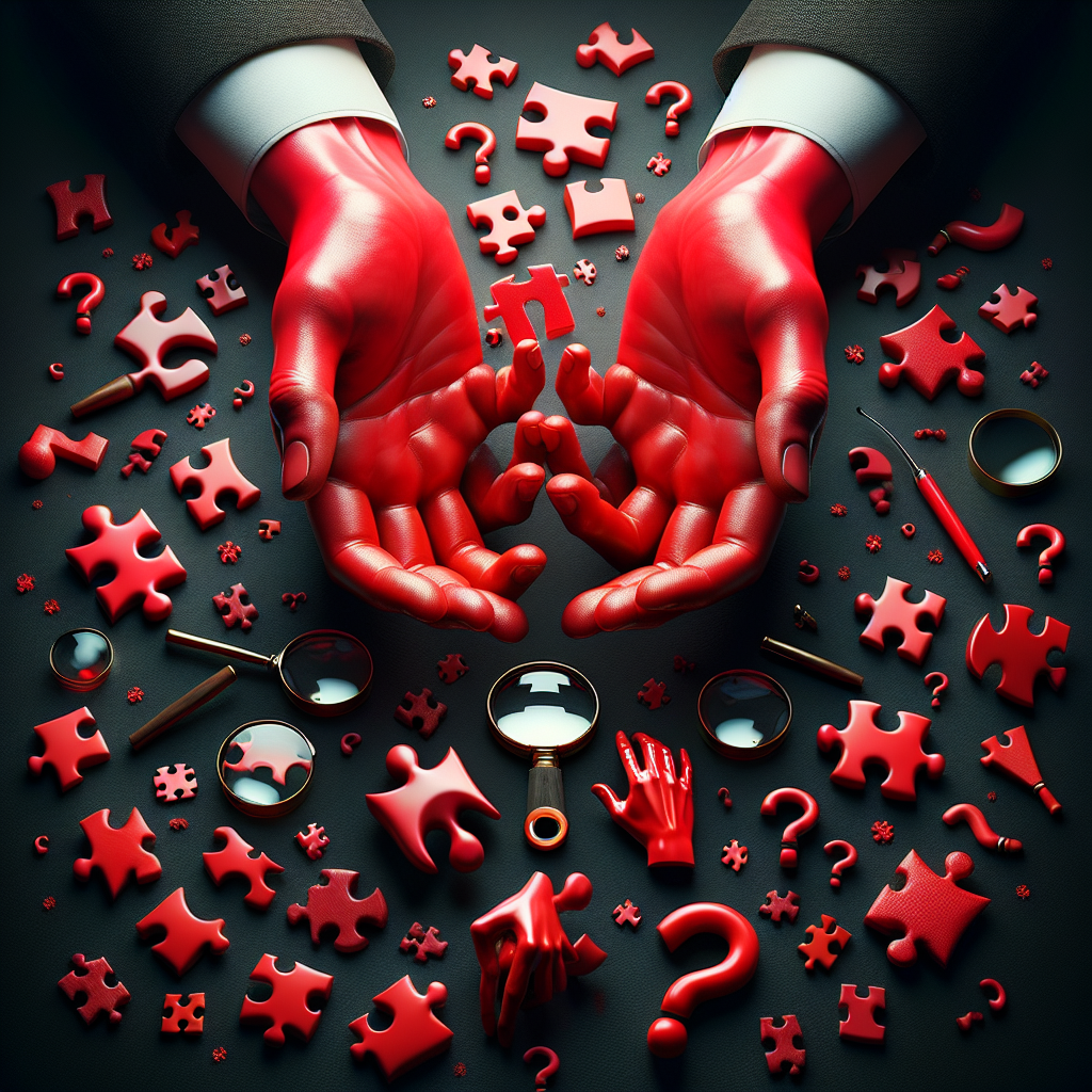 Unraveling the Mystery: The Truth Behind Trump’s Mysterious Red Hands