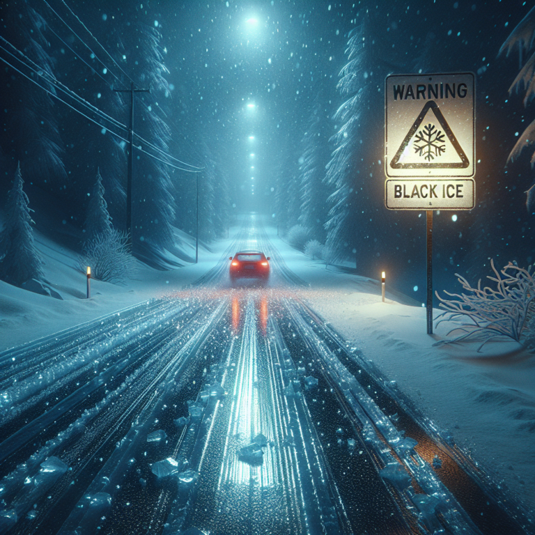 Stay Safe on the Roads: Black Ice Alert in Jersey After Freezing Night